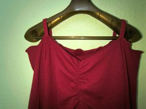 Chic Ruched Off-Shoulder Top