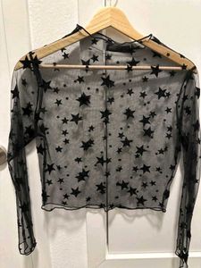 Starry Sheer Top