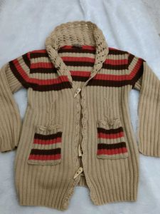 Cozy Striped Knit Cardigan