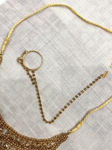 Golden Indian Bridal Jewellery Set