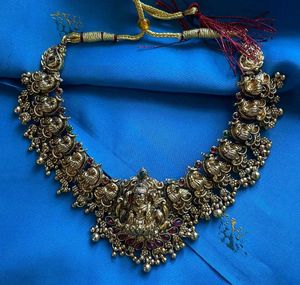 Exquisite Antique Lakshmi Necklace