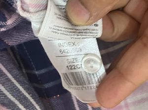Checker pattern Shirt Dress By Coolclub