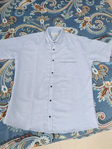 Half Sleeves Brand New 42 Size Sky Blue Shirt