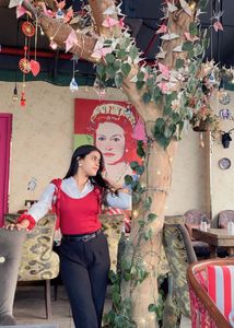 Red Sleeveless Top