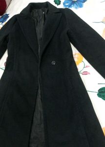 Chic Black Overcoat for Women