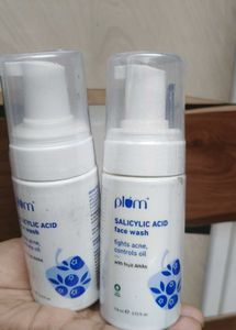 Plum Salicylic Acid Face Wash (2 Bottles)