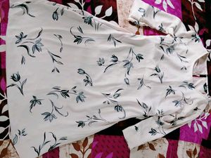 Elegant Floral Print Midi Dress