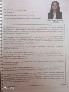 Structured Notes Pathology - Dr. Preeti Sharma
