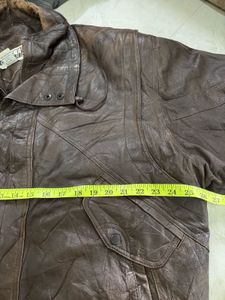 Vintage Brown Leather Jacket