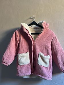Cute Pink Corduroy Jacket