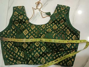 NEW Emerald Green Brocade Blouse