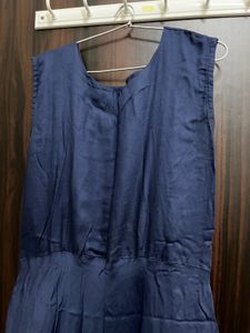 Navy Blue Ethnic Anarkali Gown