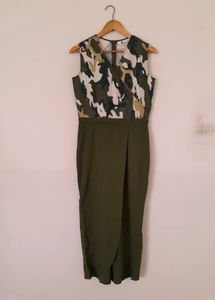 Zima Leto Dark Olive Green Jumpsuit (Women's)
