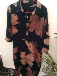 Stylish Floral Print Kurta with Plazoo