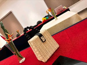 Woven Square Handbag