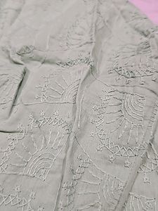 Green Stitchwork Kurta