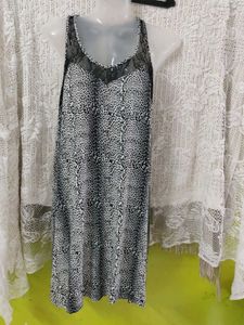 Leopard Print sleep wear with Lace Trim