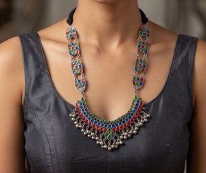 New Bohemian Multicolored Statement Necklace