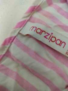 Pink Striped Embroidered Kurta