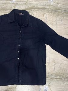 Classic Black Button-Up Shirt