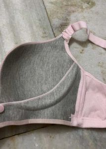 Elegant Lace Trim Comfort Bra