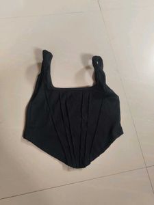 Black Corset Style Top