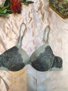 Lace Trimmed Padded Bra