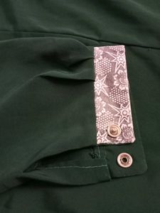 Chic Black Button-Down bhurka for donation