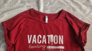 Red Casual T-Shirt