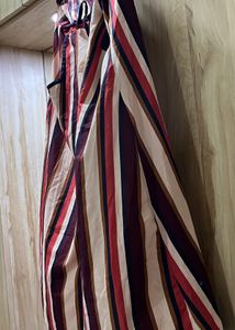 crepe both side pocket skirt