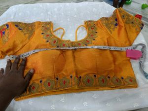 Combo Of Cotton Silk Saree With Embroidery Blouse