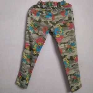 Floral Camo Skinny Pants for kids