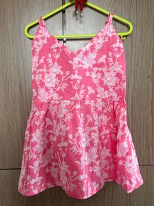 Floral Print Pink Top