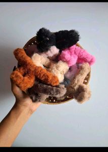 Fuzzy Claw Hair Fur Clips Pack Of 2