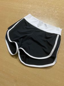 Black & White Trim Athletic Shorts