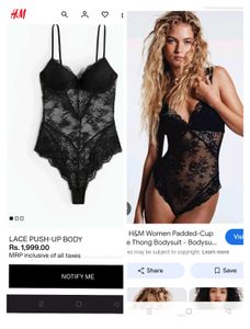Lace Push-Up Bodysuit