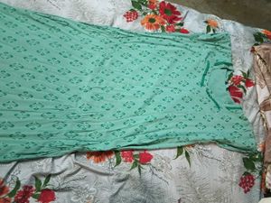 Comfortable Mint Green Nightgown
