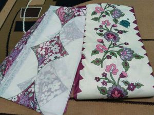 Beautiful Floral Kurta Set Material(set of 1)