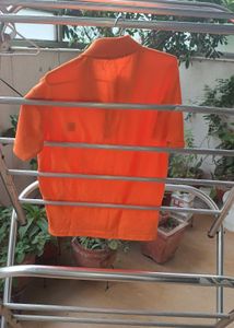 independence day sale Vibrant Orange Polo T-Shirt