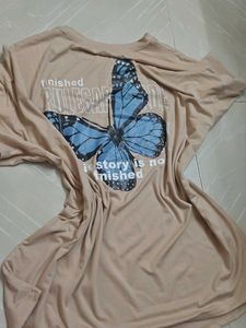 Cute Butterfly Graphic T-Shirt
