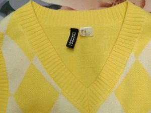 Argyle Knit Sweater Vest
