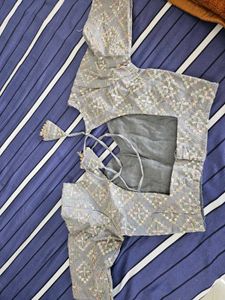 Grey &amp; Pink Lehenga Choli Set