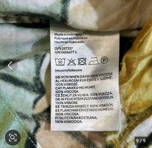 H&amp;M Tropical Snake Print Shirt