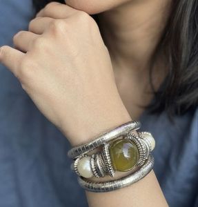 Unique Statement Bangle Bracelet