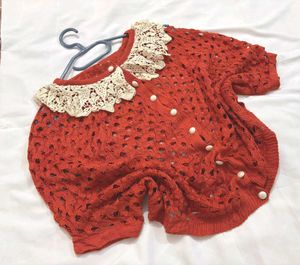 🎁Boho Crochet Top with Lace O