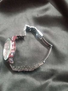 A. Watch Silver Tone Stainless Steel