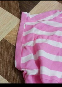 8-10 year Pink Polka Dot &amp; Stripe Dress