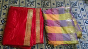 used saree - combo of 2