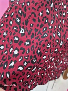 Chic Leopard Print Wrap Dress