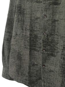 Men's Textured Long Sleeve Shirt